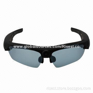 High-quality Vandal-proof Digital Rubber Eyewear Sunglasses RE-SG720PS, 2 Hours Power Supply